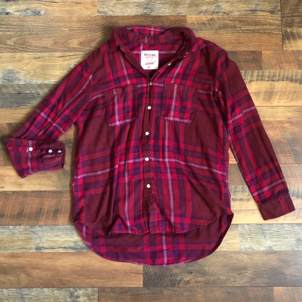Flannel t-shirt